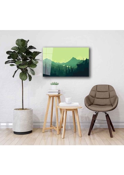 Yeşil Cam Tablo 4mm Dayanıklı Temperli Cam fiyatları