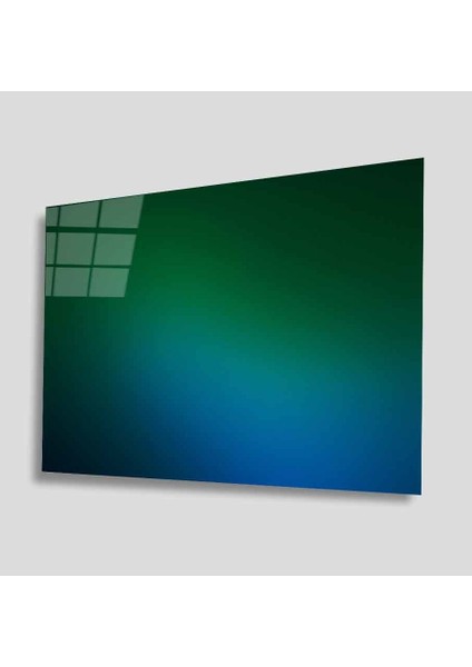 Yeşil Cam Tablo 4mm Dayanıklı Temperli Cam