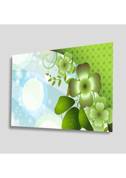 Yeşil Cam Tablo 4mm Dayanıklı Temperli Cam