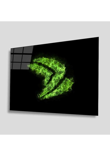 Yeşil Cam Tablo 4mm Dayanıklı Temperli Cam