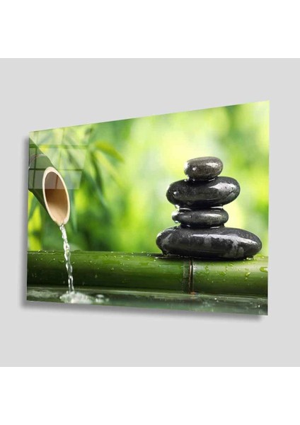 Yeşil Cam Tablo 4mm Dayanıklı Temperli Cam