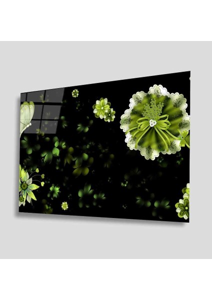 Yeşil Cam Tablo 4mm Dayanıklı Temperli Cam