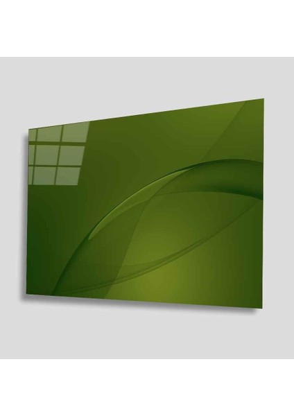 Yeşil Cam Tablo 4mm Dayanıklı Temperli Cam