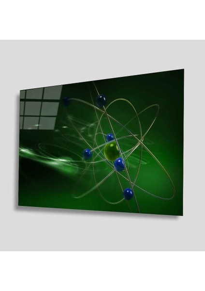 Yeşil Cam Tablo 4mm Dayanıklı Temperli Cam