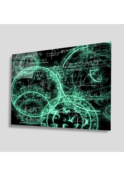 Yeşil Cam Tablo 4mm Dayanıklı Temperli Cam