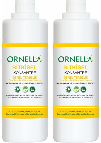 Bitkisel Genel Temizlik 750 ml x 2'li