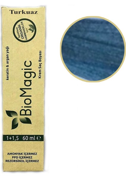 Organik Saç Boyası 60 Ml Doğal Amonyaksız Rezorsinol Ve Ppd Bulunmaz