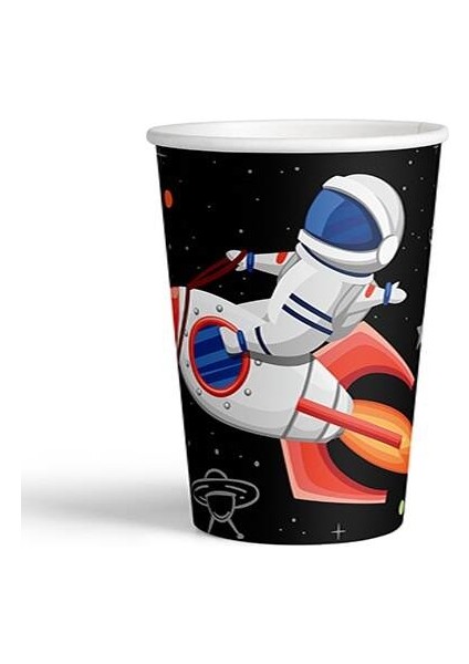 Azfahomestore Uzay Temalı Parti Seti 8 Kişilik