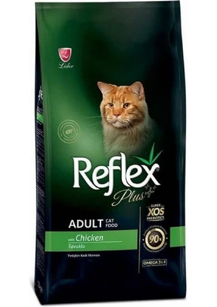 Reflex Plus Adult Cat Tavuklu Yetiskin Kedi Mamasi 8 kg