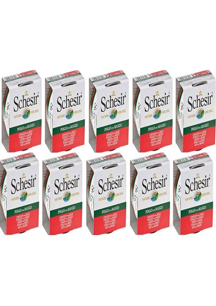 Tavuklu ve Sığır Etli Yetişkin Köpek Konservesi 150 gr