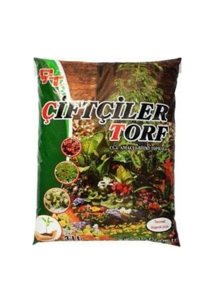 Saksı Toprağı 2 Paket Bitki Toprağı Torf Toprak 3 Litre