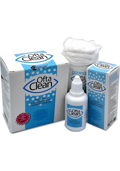 Oftaclean Kirpik Kaş ve Göz Kapağı Çevresi Temizleme Solüsyonu (temizleme Pedi Hediyeli)