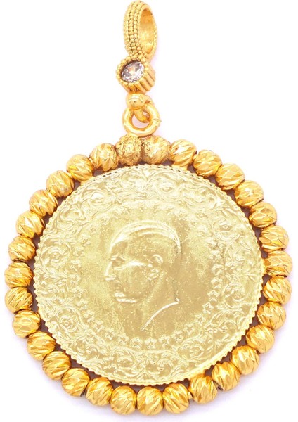 Altın Kaplama Tam Altınlı Kadın Kolye Ucu