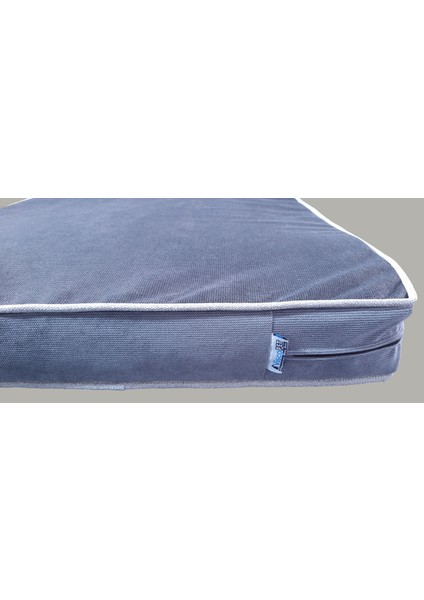 Lüks Visco Dolgulu Fermuarlı Yıkanabilir Kedi Köpek Yatağı Xxl 85X125X10CM fırsatları