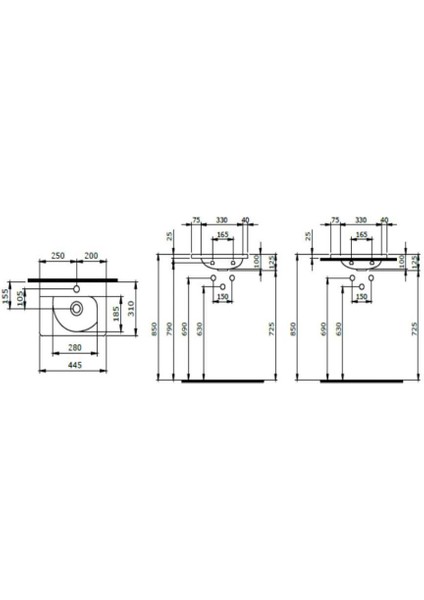 Bocchi Taormina Arch 45 cm Lavabo Beyaz 1015-001-0126 fiyatları