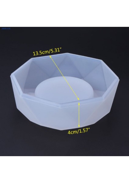 Epoksi Silikon Kalıp Küllük Kalıbı Kristal Model 13.5 cm