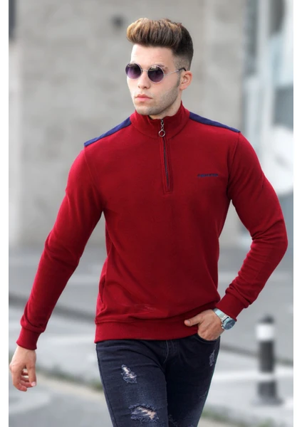 Bordo Erkek Sweatshirt 5155