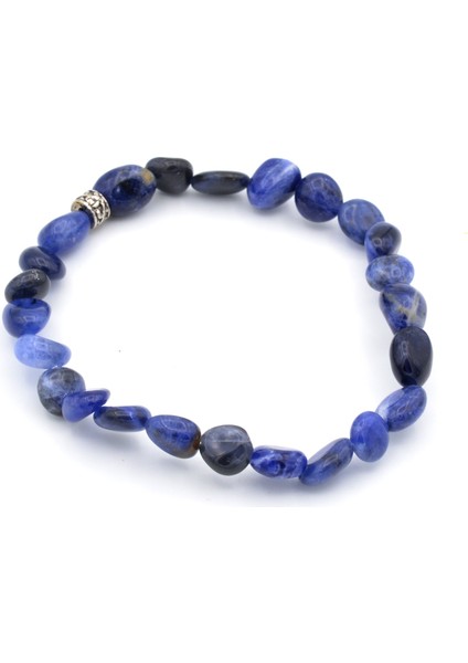 Hakiki Amorf Kesim Doğal Sodalit Taşı Bileklik 1.kalite fiyatları