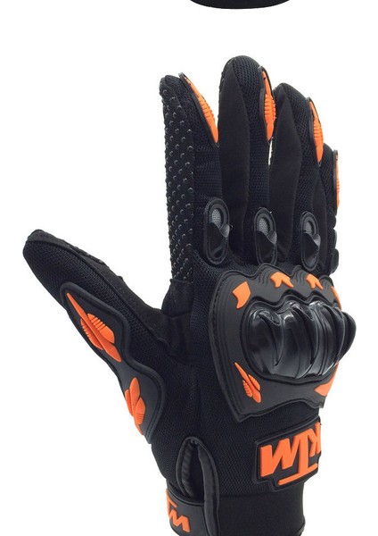 Motorsiklet Eldiveni-Turuncu (Yurt Dışından)