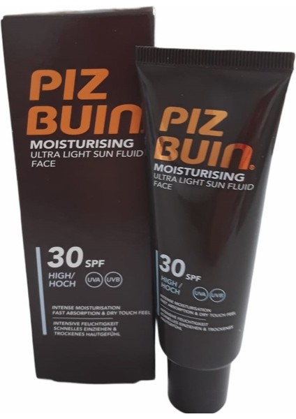 Moısturısıng Ultra Lıght Sun Fluıd Face 30 Spf 50 ml Ultra Hafif Akışkan Yüz Kremi Yüz Kremi