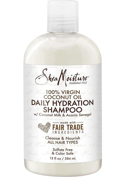 100% Virgin Coconut Oil Günlük Nemlendirici Şampuan 384ML