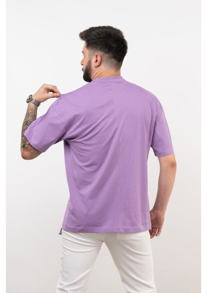 Oversize Penye Pamuklu Erkek T-Shirt fiyatları