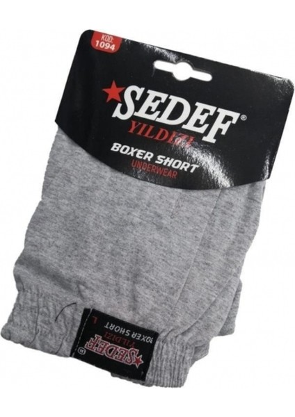 2 Adet Gri Renk Havlu Bel Boxer