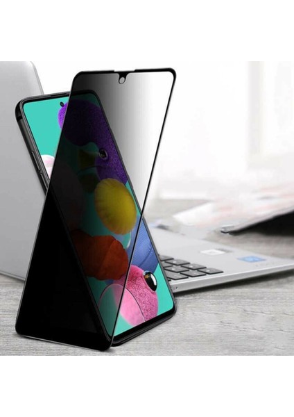 Samsung Galaxy A72 Ekran Koruyucu Temperli Kırılmaz Privacy Hayalet Cam