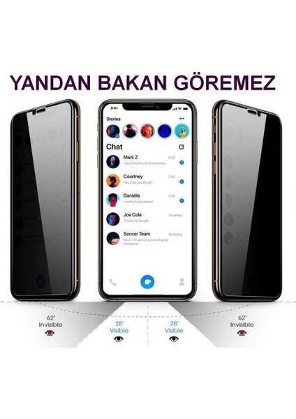 Huawei Y7 Prime 2019 Tam Kaplayan Hayalet Ekran Koruyucu Cam - Siyah