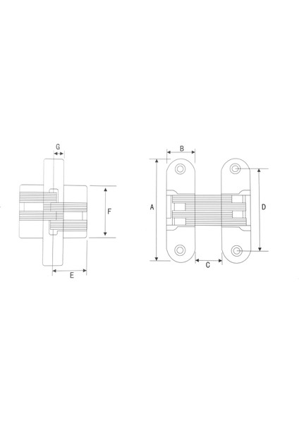 Akordiyon Menteşe (Saten) 45 mm fiyatları