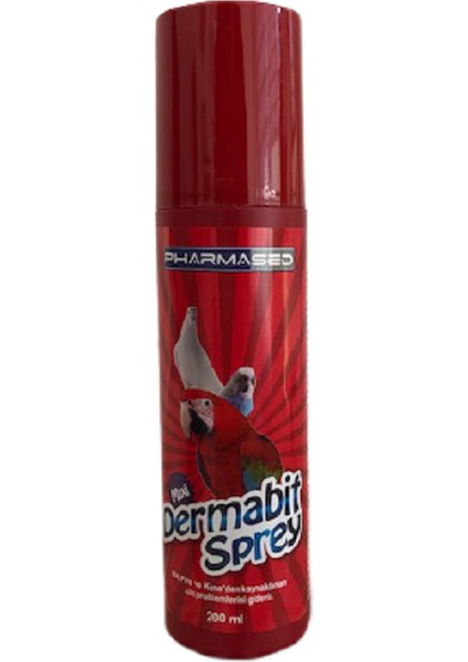 Dermabit Kuşlar Için Bit, Pire ve Parazit Spreyi 200 ml