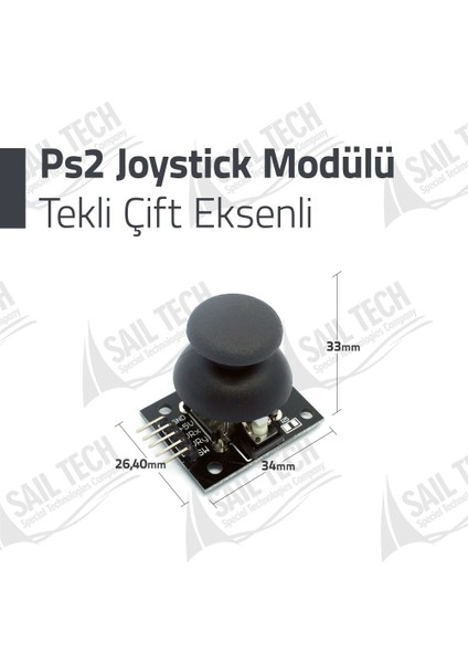2 Eksen Joystick Modülü