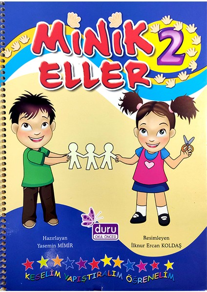 5 Yaş Minik Eller 2 Okul Öncesi Etkinlik Kitabı(Duru Yayınları)