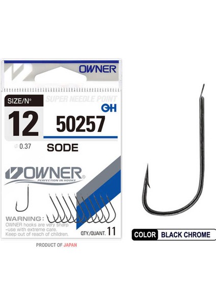 50257 Sode Black Chrome Iğne