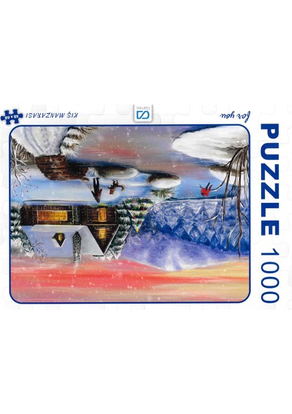 Ca Games Kış Manzarası 1000 Parça Puzzle