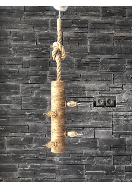 Halat 6'lı Mini Avize