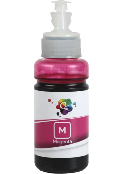 Tanklı Yazıcı Uyumlu Mürekkebi Qc Pro Serisi 70ML M Dye Macenta