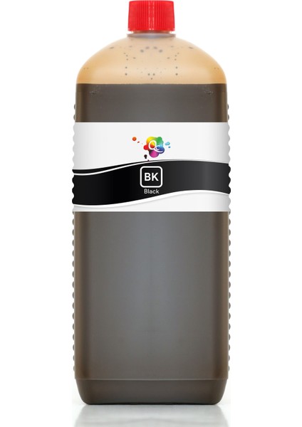 Süblimasyon Mürekkep 6 Renk Qc Pro Serisi 1000ML Bk Dye Siyah