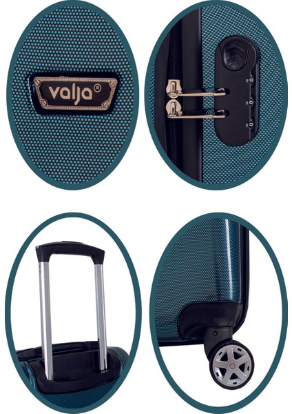 VL-240 Noktalı Cam Göbeği Kabin Boy Valiz fırsatları