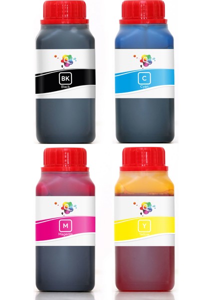 L Serisi Mürekkep Qc Pro Serisi 250ML Pro Set 4 Renk