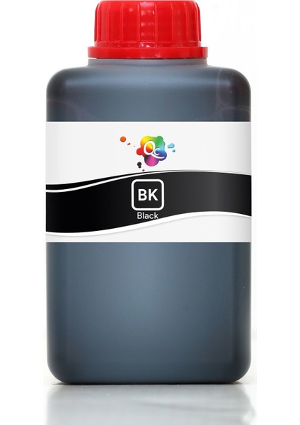 L800 L805 L850 L1800 Mürekkep Qc Pro Serisi 500ML Bk Dye Siyah