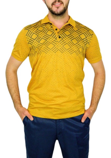 Erkek Polo Yaka Jakarlı T-Sıhırt 2062 modelleri
