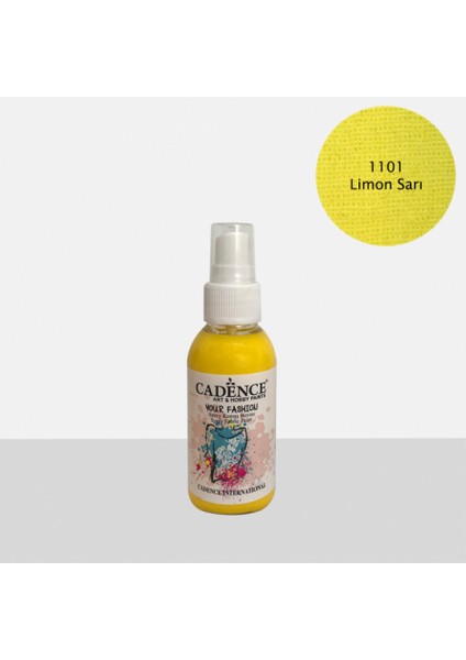 1101 Limon Sarı Sprey Kumaş Boyası