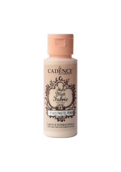 610 Pastel Pembe Kumaş Boyası 59 ml cc