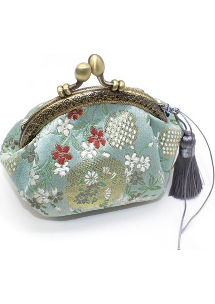 Bayan Brokar Kumaş Küçük Çanta