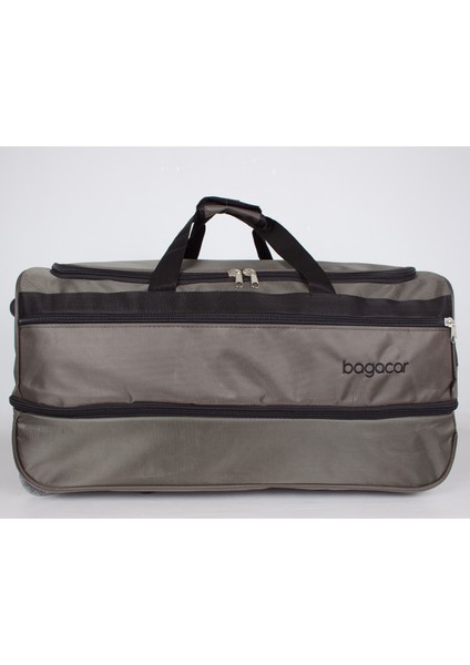 3 Tekerlekli Körüklü K.battal Boy Seyahat Valizi Gri modelleri