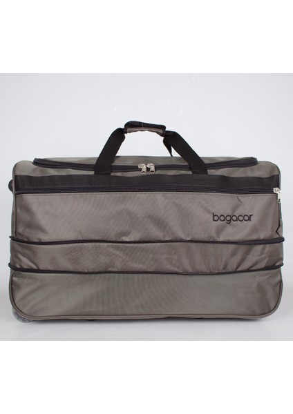 3 Tekerlekli Körüklü K.battal Boy Seyahat Valizi Gri indirimleri