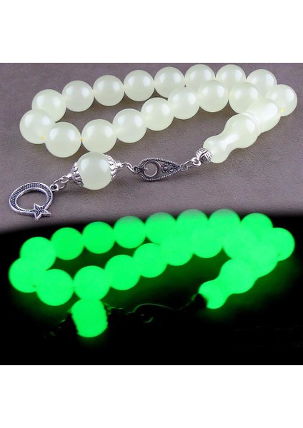 Fosforlu Maskot Kedi Gözü Tesbih