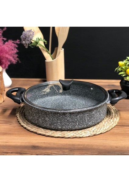 Ultra Granit 20 cm Basık Tencere TAC-3463 fiyatları