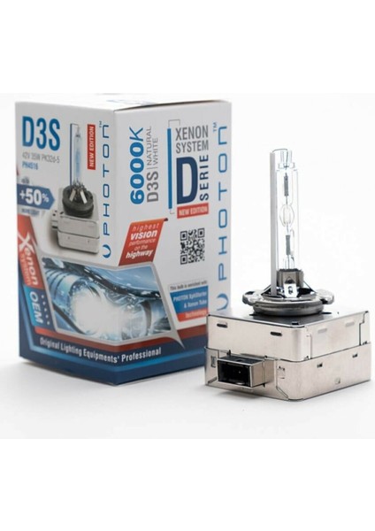 D3S 6000K +%50 Fazla Işık Ampul